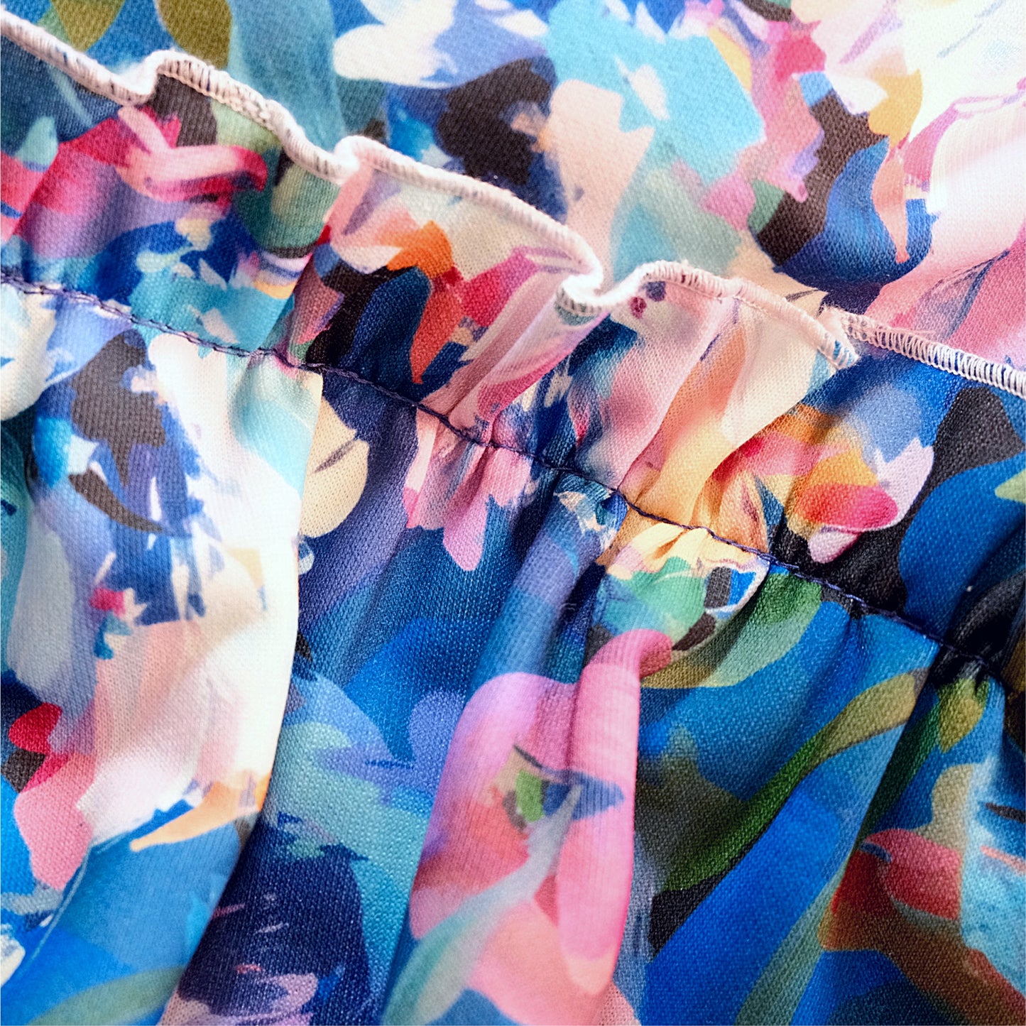 Orchid jacket - floral blue