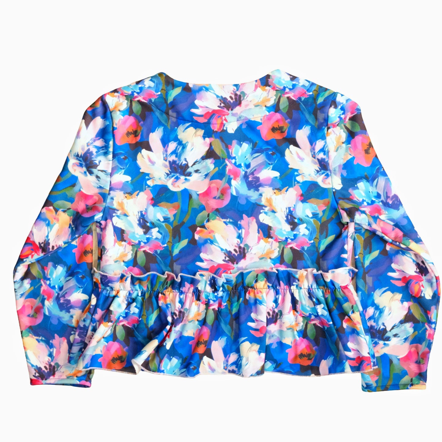 Orchid jacket - floral blue